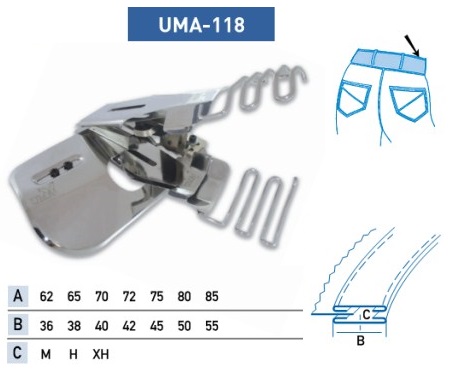 Приспособление UMA-118 90-60 мм